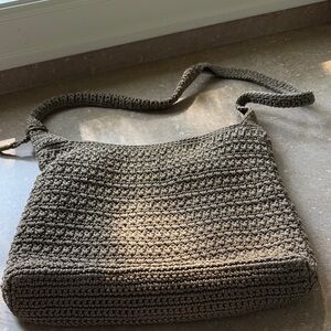 The Sak Crochet Shoulder Bag - Brown